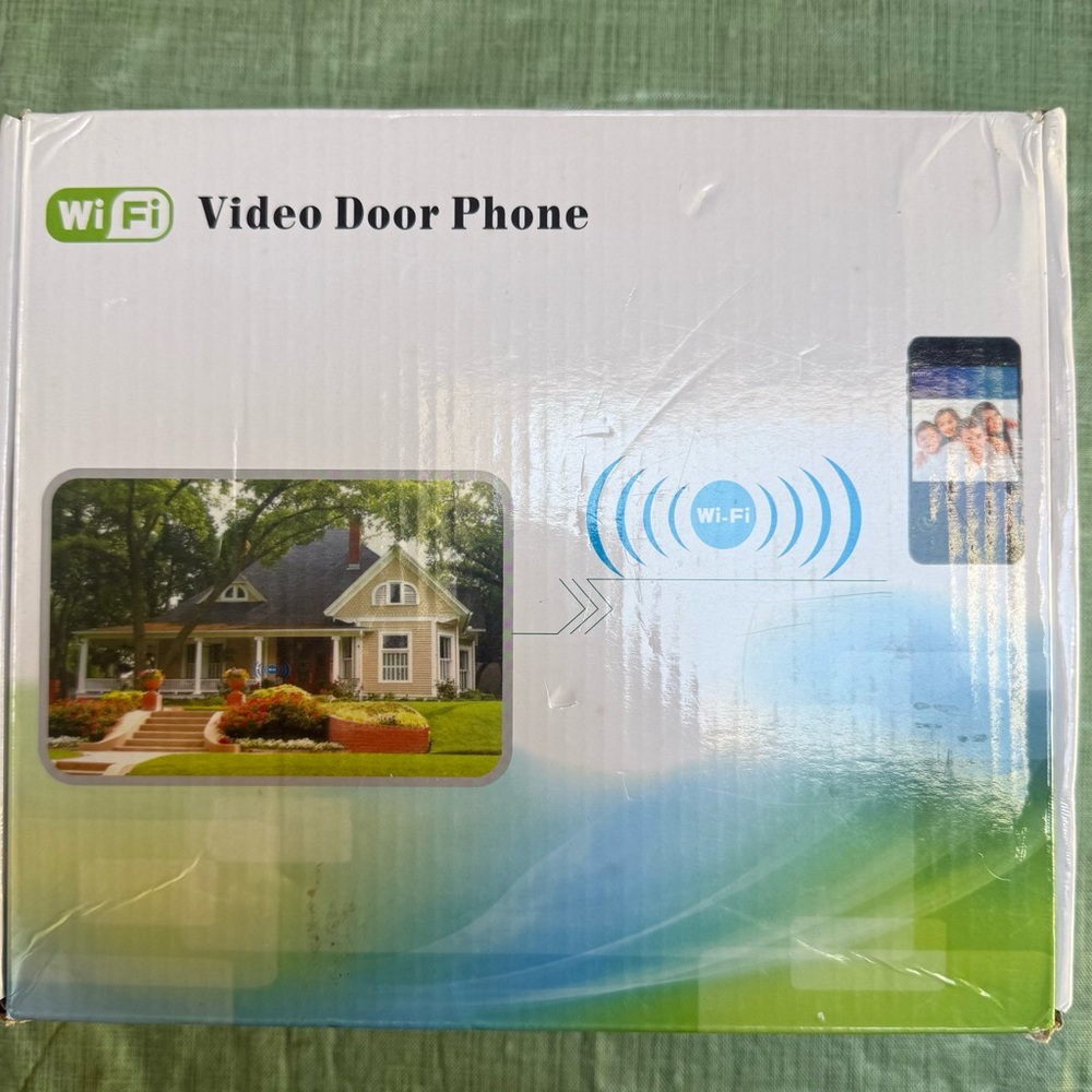Video door bell, WIFI video intercom or doorbell system.